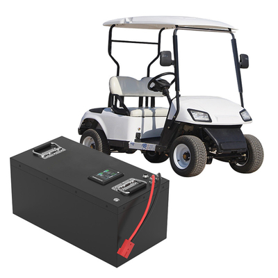 حزمة بطارية الليثيوم MaxLi Golf Cart 48V 100Ah مدمجة في BMS M8 Bolt Terminal