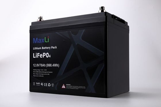 حزمة بطارية Lifepo4 32700 12 فولت 78 أمبير